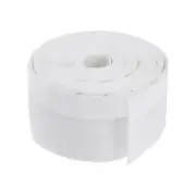 45mm Width 5M Long Self Adhesive Weather Stripping Frameless Door Seal (White)