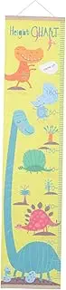 Kisangel Height Measurement Chart Wall Hanging Removable Growth Ruler with Playful Dinosaur Design for Nursery Classroom and Playroom Accurate Measuring Chart for Wall