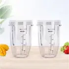 1/2X 18Oz Replacement Ninja Blender Cups w/ Scale for Ninja BL480 BL450 1000W AU