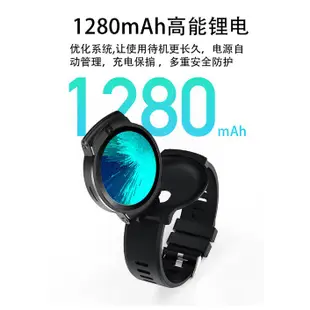 ⌚現貨DM28智能手錶⌚ 4G聯通 移動翻蓋拍照雙攝高清 圓屏智能手錶 心率 通話