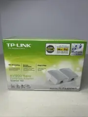 TP-Link AV500 Nano Powerline Adapter Starter Kit TL-PA4010KIT New