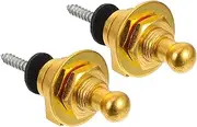 JOINPAYA Guitar Strap Button Security Locks 2pcs Metal Guitar Tail Pins for Acoustic/electric