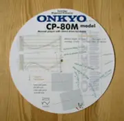 Onkyo CP-80M Custom Designed Turntable Tonearm Cartridge Alignment Protractor