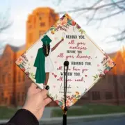 Personalized I Chose My Path But God Ordered My Steps Graduation Cap Topper