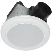 Homewerks 7130-18-BT Bathroom Fan with LED Light and Bluetooth Speaker 80 CFM