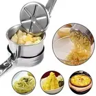 Potato Ricer Masher Heavy Duty Stainless Steel Press Potatoes Mashed Q4W3 Y4B8