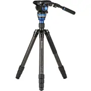 Benro C3883 Reverse-Folding Carbon Fiber Travel Tripod w/ S6Pro Fluid Video Head