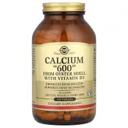 Solgar, Calcium 600 from Oyster Shell with Vitamin D3, 240 Tablets