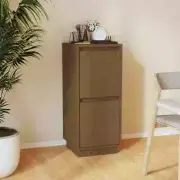 NNEVL Sideboard Honey Brown 31.5x34x75 cm Solid Wood Pine