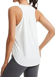 [Libin] Women's Tank Tops Racerback Workout Tops Sleeveless Athletic Tennis Yoga Sports Gym Exercise Running Shirts