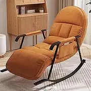 Bedroom Comfy Chair Glider Rocking Chair,Reading Chair,Rocking Chair Indoor,with 300lbs Support, with Padded Cushion for Reading Bedroom Living Room Home Offices
