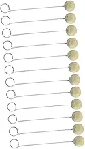 TEHAUX Leather Dyeing Tool 30pcs Wool Ball Brushes Dye Wool Balls Brush for Crafting