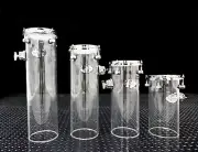 CHAOS ILLUSION ACRYLIC CANNON TOMS DRUMS DRUM KIT SET - OCTOBANS - CLEAR 4 PACK