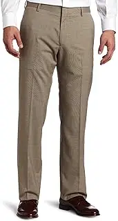 [Haggar] Men's Sharkskin Tailored Fit Plain Front