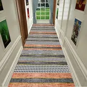Carpet Runner for Hallway Contemporary Passage Runner Rug for Hallway, for Kitchen Stairs Hall Corridor Floor Decor Mats Anti-Slip Corridor Long Carpet,0.6m x 3m