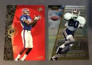 1996 Upper Deck SP #17 & 1996 Bowman Best Eric Moulds Rookie RC Mint -2 Card Lot
