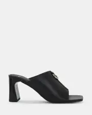 FRODO BLACK Open Toe Heels