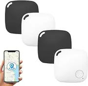 Key Finders Smart Bluetooth Tracker, Item Locator GPS Tracking Device APP Control Compatible with iOS Android for Keys, Pets, Phone, Wallet, Handbag