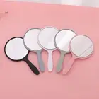 Handheld Makeup Mirror Round Vanity Mirror with Handle Hand Mirror Cosm YP3