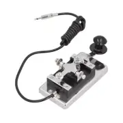 Morse Key 4KCW TelegraphKey DIY Telegraphing Key Stainless Steel Hand Key