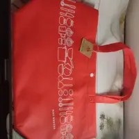 在飛比找蝦皮購物優惠-MOS摩斯漢堡購物袋-紅色廚具