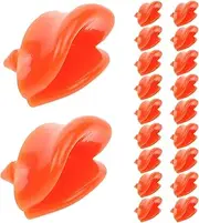 Kichvoe 20pcs Duckbills Duck Mouth Plastic Duck Beak Safety Mouth Dolls Toys Making Accessories for Stuffed Toys Animal Scrapbooking Puppet Doll DIY Craft 30MM