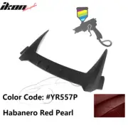 Fits 16-21 Honda Civic 10th X Type-R Roof Spoiler #YR557P Habanero Red Pearl ABS (for: Honda Civic)