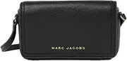 [Marc Jacobs] H107L01FA21 Groove Black With Gold Hardware Pebbled Leather Women's Mini Shoulder Bag, Black