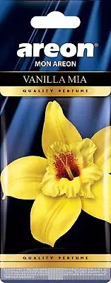 Original Areon Air Freshener Scent Container Car Fragrance Perfume Vanilla Mia