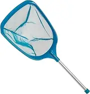 MFMEXUL Pool Skimmer Pool Net Leaf Skimmer Cleaning Supplies for Above Ground Spas Pond, 1 Section Pole, as described