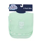 Big Softies 3 Pack Applique & Printed Bibs, Mint