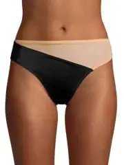 Norma Kamali Snake Mesh Bikini Bottom SWIMSUIT WOMENS SIZE S SMALL BLACK NEW