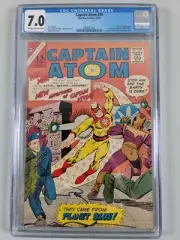 CGC 7.0 CAPTAIN ATOM#78 1st Issue Origin Retold Charlton 1965 series Steve Ditko