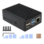 for Raspberry Pi 4 Aluminum Case Heavy Duty Passive Cooling Metal Case/Housin...