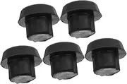5 Pcs End Stoppers: Lightweight Abs Bottom Plug Protectors - Abs Billiard Accessories Replacement for Clubs and Home Use