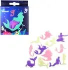 Mermaid Glow in the Dark Florescent Wall Decals, Decor Stickers for Baby and Kid