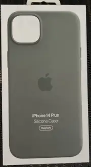 Apple Silicone Case with MagSafe for iPhone 14 Plus - Olive