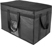 Larger Insulated Cooler Bags with Zipper Closure,Reusable Grocery Shopping Bags