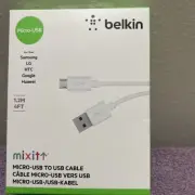 Belkin MIXIT? Micro USB Cable for Samsung Phones (White, 4 Feet) - FREE SHIPPING