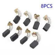 8* Angle Grinder Motor Carbon Brushes For Power Tool Replace Fittings Set