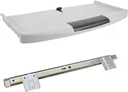 WHAMVOX 1Set Ergonomic Keyboard Tray Large Under Desk Pull Out Drawer with Sliders for Comfortable Typing Durable Construction for Home Office Use