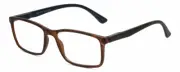 Geoffrey Beene GBR002 Men Blue Light Glasses Tortoise Havana Gold Navy Blue 53mm