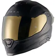 Y.100R Subsonic Matt Black Gold Full Face Helmet