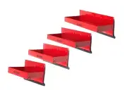 VCT 4pc Magnetic Toolbox Tray Set Tool Box Cabinet Side Shelf Storage Van Wor...
