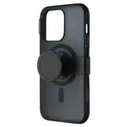 PopSockets Case for iPhone 14 Pro with MagSafe Translucent Black