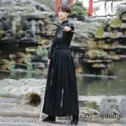Kimono Dress Men Women Hanfu Traditional Tang Suit Tops Skirt Cosplay Robe