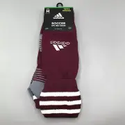 Adidas Youth Copa Zone Soccer Socks Climalite Burgundy Medium 4y-6