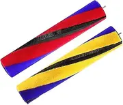 Yivy Soft Roller Brush Replacement with 4 Soft Plush Adhesive Strips Part No. 971634-01 for Dyson Gen5/V15 Detect Slim Series Vacuum Cleaner (Red &Blue)(Red and Blue)
