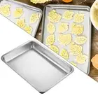 Hand Baking Sheet Rust-resistant Baking Sheet 304 Baking Tray for Oven Non-stick