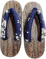[DYZANOROKY] Geta Clogs, For Kids, Boys, Girls, Floral Pattern, Paulownia Clogs, For Yukata, Japanese Pattern, Japanese Style, Cherry Blossoms, Rabbits, Easy To Put On Kimono, Summer Festival, Fireworks